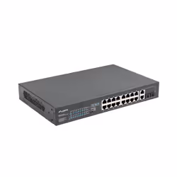 Lanberg RSFE-16P-2C-250 commutateur réseau Non-géré Gigabit Ethernet (10/100/1000) Connexion Ethernet, supportant l'alimentation via ce port (PoE) 1U Noir - Vue supplémentaire 4