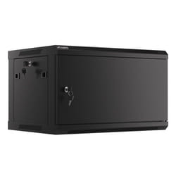 Lanberg WF01-6406-00B étagère 6U Rack monté sur le mur Noir