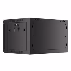 Lanberg WF01-6406-00B étagère 6U Rack monté sur le mur Noir - Vue supplémentaire 5