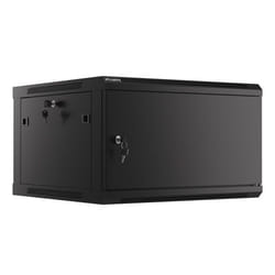 Lanberg WF01-6606-00B étagère 6U Rack monté sur le mur Noir