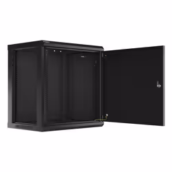 Lanberg WF01-6412-00B étagère 12U Rack monté sur le mur Noir
