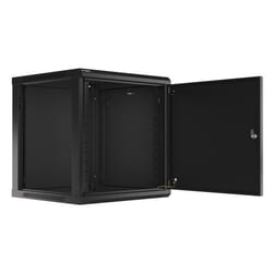Lanberg WF01-6612-00B étagère 12U Rack monté sur le mur Noir
