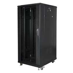 Lanberg FF01-6827-12BL étagère 27U Rack autonome Noir