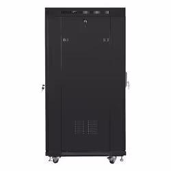 Lanberg FF01-6827-23BL, Rack autonome, 27U, 1200 kg, Verrouillage des touches, Rails de rack, Pieds réglables