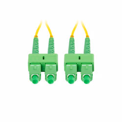 Lanberg FO-SASA-SD11-0010-YE câble de fibre optique 1 m SC G.657.A1 Vert, Jaune