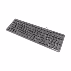 NATEC DISCUS 2 clavier maison/bureau USB QWERTY US International Noir