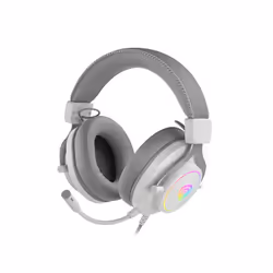 GENESIS NSG-1870, Avec fil, Jouer, 20 - 20000 Hz, 350 g, Casque, Gris, Blanc