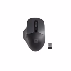 NATEC BlackBird 2, Ambidextre, IR LED, RF sans fil, 1600 DPI, Noir