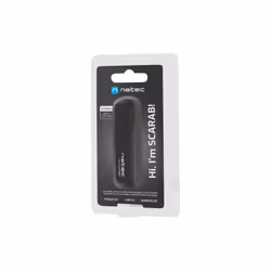 NATEC Scarab 2 lecteur de carte mémoire USB 3.2 Gen 1 (3.1 Gen 1) Type-A Noir
