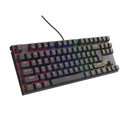 GENESIS Thor 303 TKL, Avec fil, USB, Clavier mécanique, QWERTY, LED RGB, Noir