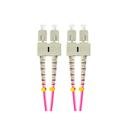 Lanberg FO-SUSU-MD41-0010-VT câble de fibre optique 1 m SC OM4 Violet