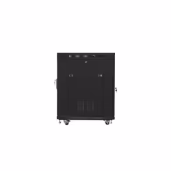 Lanberg FF01-8015-12BL étagère 15U Rack autonome Noir