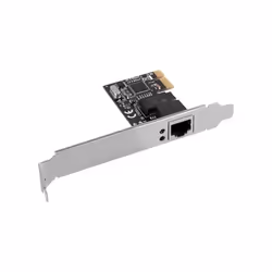 Lanberg PCE-1GB-201, Interne, Avec fil, PCI Express, Ethernet, 1000 Mbit/s, Noir