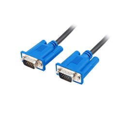 Lanberg CA-VGAC-10CU-0050-BK câble VGA 5 m VGA (D-Sub) Noir, Bleu