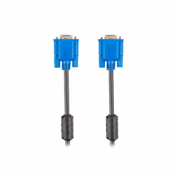 Lanberg CA-VGAC-10CU-0050-BK câble VGA 5 m VGA (D-Sub) Noir, Bleu