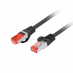 Lanberg PCF6-10CU-0150-BK câble de réseau Noir 1,5 m Cat6 F/UTP (FTP)
