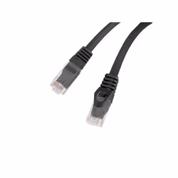 Lanberg PCU6-10CU-0200-BK câble de réseau Noir 2 m Cat6 U/UTP (UTP)