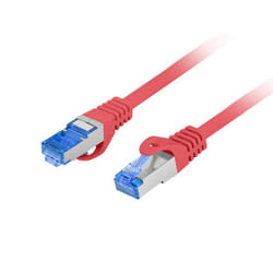 Lanberg PCF6A-10CC-0025-R câble de réseau Rouge 0,25 m Cat6a S/FTP (S-STP)
