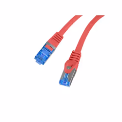 Lanberg PCF6A-10CC-0025-R câble de réseau Rouge 0,25 m Cat6a S/FTP (S-STP)