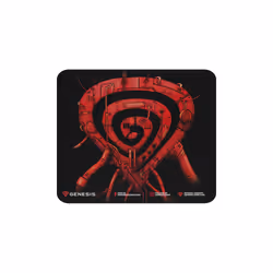 GENESIS Promo Pump Up, Noir, Image, Tissu, Caoutchouc, Tapis de souris de jeu