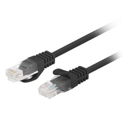 Lanberg PCU6-20CC-0200-BK câble de réseau Noir 2 m Cat6 U/UTP (UTP)