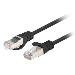 Lanberg PCF6-20CC-0200-BK câble de réseau Noir 2 m Cat6 F/UTP (FTP)