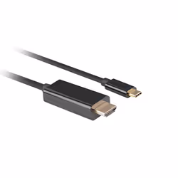 Lanberg CA-CMHD-10CU-0018-BK câble vidéo et adaptateur 1,8 m USB Type-C HDMI