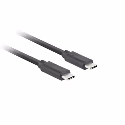 Lanberg CA-CMCM-32CU-0005-BK câble USB 0,5 m USB 3.2 Gen 2 (3.1 Gen 2) USB C Noir