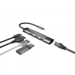 NATEC Fowler Go USB 3.2 Gen 1 (3.1 Gen 1) Type-C Acier inoxydable