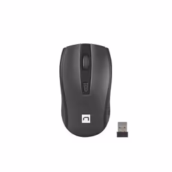 NATEC SQUID clavier Souris incluse maison/bureau USB QWERTY US International Noir