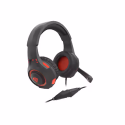 GENESIS Radon 210, Avec fil, Jouer, 20 - 20000 Hz, 280 g, Casque, Noir, Rouge