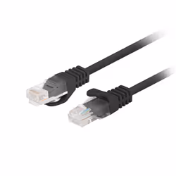 Lanberg PCU6-10CC-0750-BK câble de réseau Noir 7,5 m Cat6 U/UTP (UTP)
