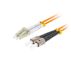 Lanberg FO-STLU-MD21-0100-OG câble de fibre optique 1 m ST LC OM2 Orange