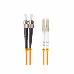 Lanberg FO-STLU-MD21-0100-OG câble de fibre optique 1 m ST LC OM2 Orange