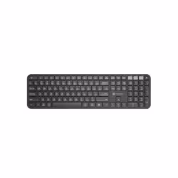 NATEC OCTOPUS 2 clavier Souris incluse maison/bureau RF sans fil + Bluetooth QWERTY US International Noir, Gris