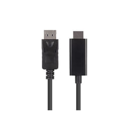 Lanberg CA-DPHD-11CC-0010-BK changeur de genre de câble DisplayPort HDMI Noir