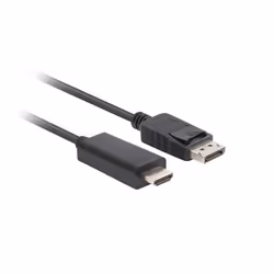 Lanberg CA-DPHD-11CC-0030-BK changeur de genre de câble DisplayPort HDMI Noir