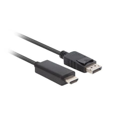 Lanberg CA-DPHD-11CC-0050-BK changeur de genre de câble DisplayPort HDMI Noir