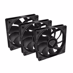 NATEC Oxal 120, Ventilateur, 12 cm, 1300 tr/min, 22,1 dB, 46,1 cfm, Noir