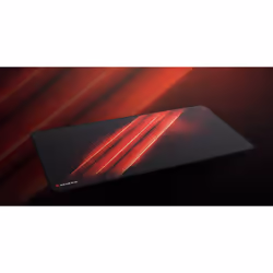 GENESIS Carbon 500 Maxi Flash G2 Tapis de souris de jeu Noir, Rouge