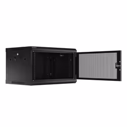 Lanberg WF01-6406-23B étagère 6U Rack monté sur le mur Noir