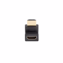 Lanberg AD-HDMI-04, HDMI Type A (Standard), HDMI Type A (Standard), Femelle, Mâle, Droit, Courbe