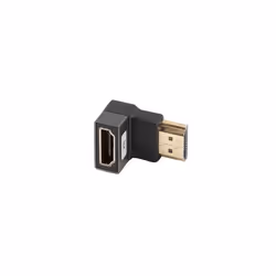 Lanberg AD-HDMI-07, HDMI Type A (Standard), HDMI Type A (Standard), Femelle, Mâle, Droit, Courbe