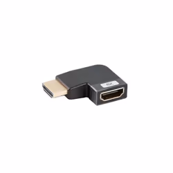 Lanberg AD-HDMI-09, HDMI Type A (Standard), HDMI Type A (Standard), Femelle, Mâle, Droit, Courbe