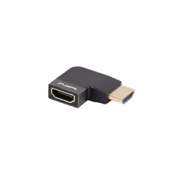 Lanberg AD-HDMI-10, HDMI Type A (Standard), HDMI Type A (Standard), Femelle, Mâle, Droit, Courbe