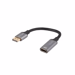 Lanberg AD-DP-HD-04, 0,2 m, DisplayPort, HDMI, Mâle, Femelle, Droit