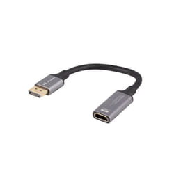 Lanberg AD-DP-HD-04 câble vidéo et adaptateur 0,2 m DisplayPort HDMI Argent, Noir