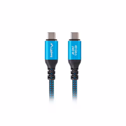 Lanberg CA-CMCM-45CU-0015-BK câble USB USB 3.2 Gen 2 (3.1 Gen 2) 1,5 m USB C Noir, Bleu