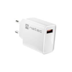 NATEC RIBERA Universel Blanc Secteur Charge rapide Intérieure