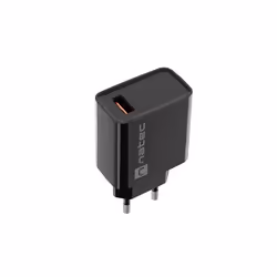 NATEC RIBERA, Intérieure, Secteur, 12 V, 3 A, Noir